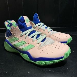 NWOT Adidas James Harden Step Back Shoes pink mint